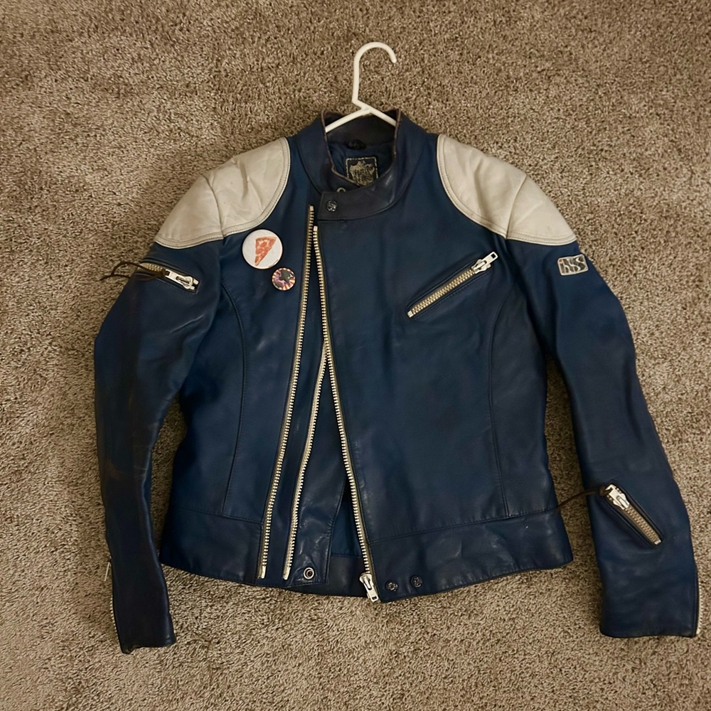 Vintage Leather Motorcycle Jacket